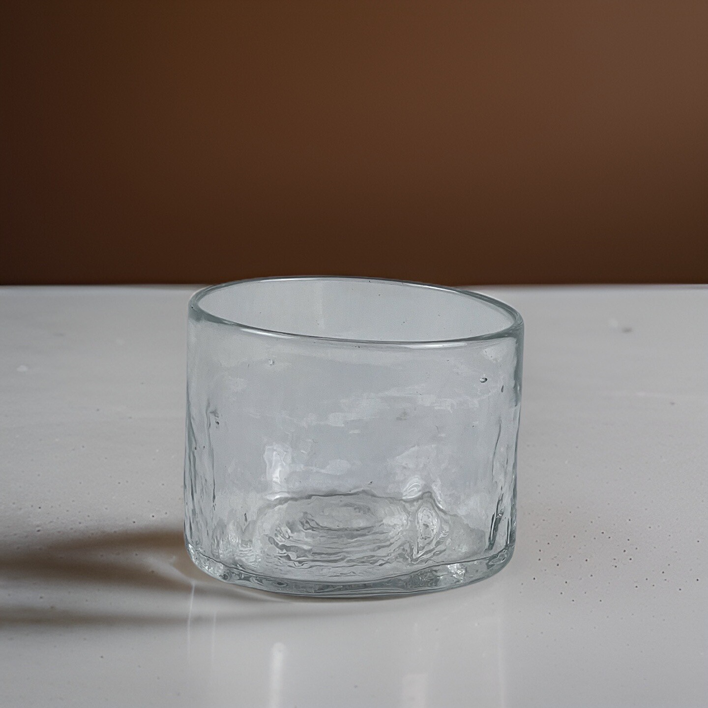 Esencia – Clear Recycled Glass Cup from Oaxaca