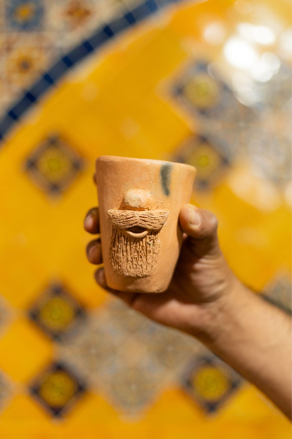 El Sabio – Handcrafted Clay Cup from Tlahuitoltepec