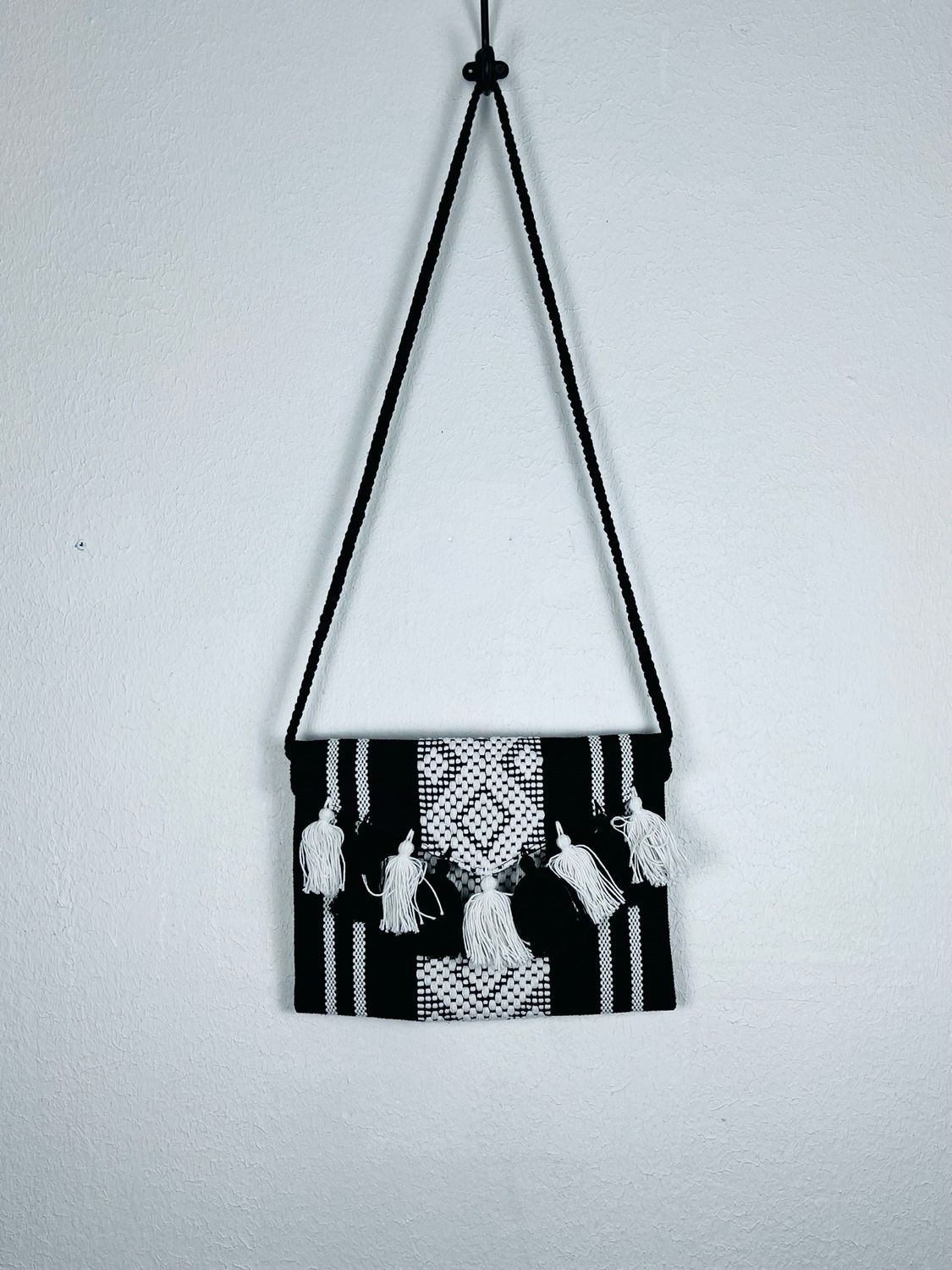 Oaxacan Jalieza Crossbody Bag – Handwoven Cotton from Santo Tomás