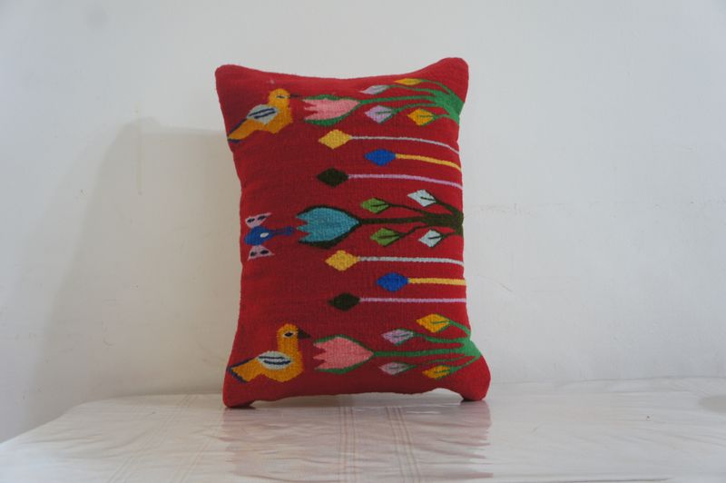 Jardín de la Vida – Handwoven Oaxacan Pillow Cover