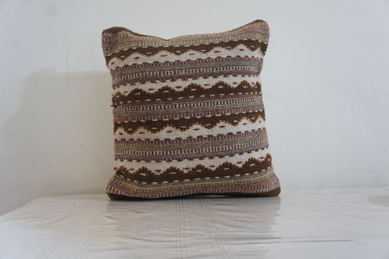 Sierra Blend – Handwoven Wool Pillow with Cotton Back (50x50 cm)