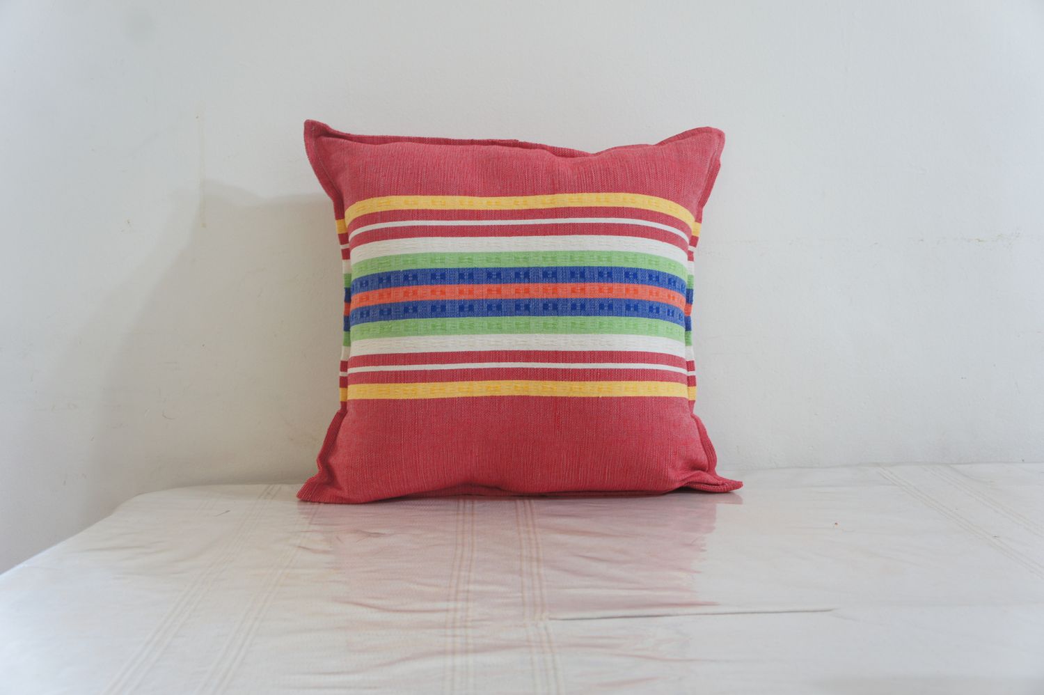 Sol y Cinta (Set of 2) – Oaxacan Handwoven Pillows