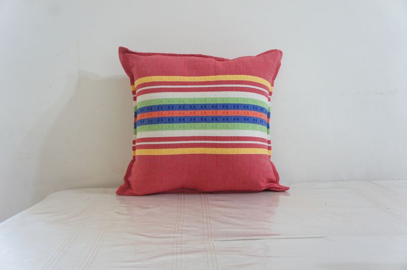 Sol y Cinta (Set of 2) – Oaxacan Handwoven Pillows