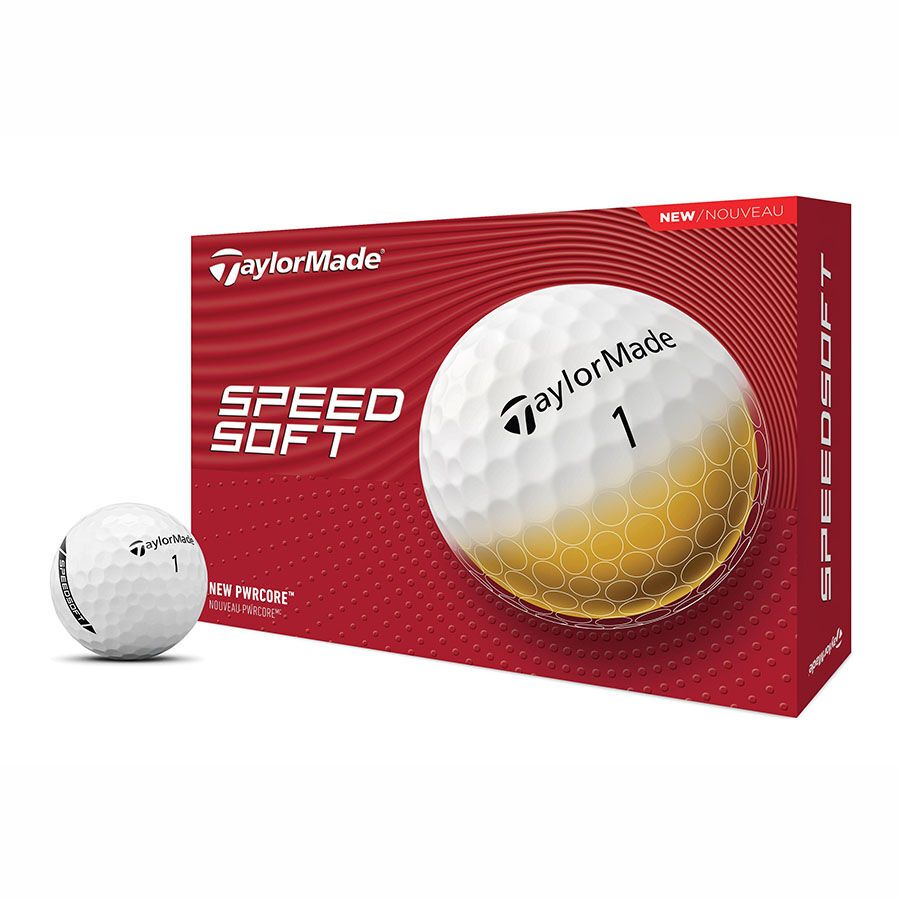 Balles Taylormade SpeedSoft 2024, Color: White
