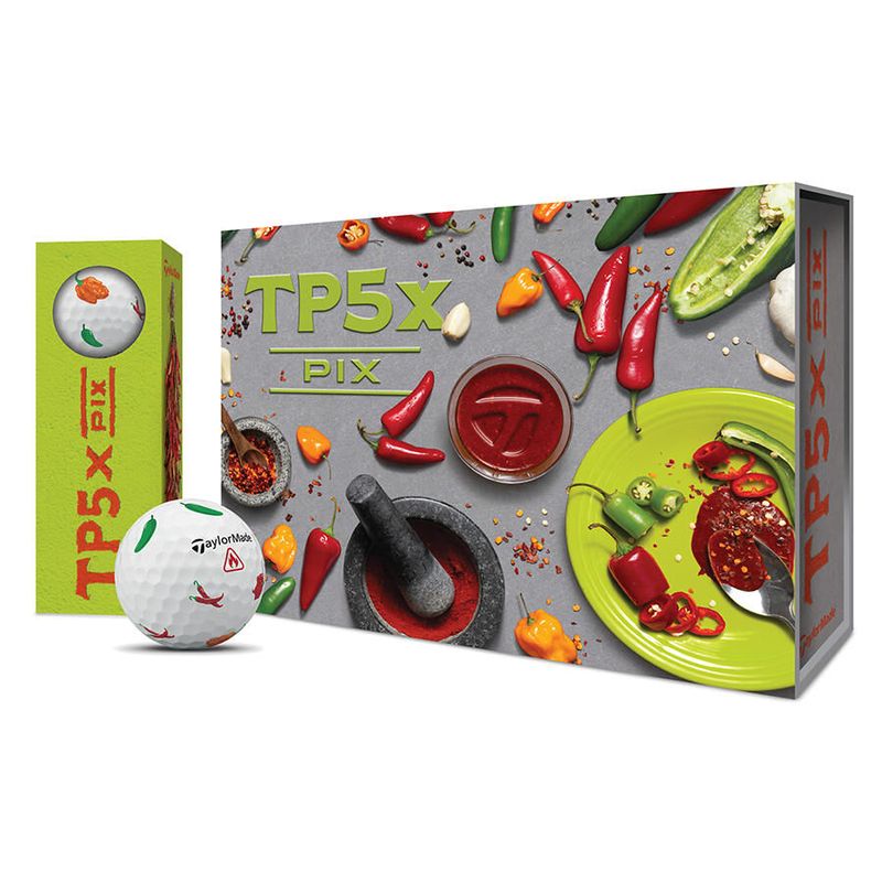 Balle Taylormade TP5x Pix Peppers