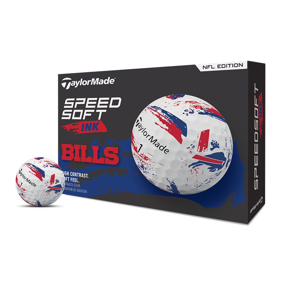 Balles Taylormades Speedsoft NFL, Color: Buffalo Bills