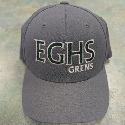 EGHS Baseball Hat Silver &amp; Green