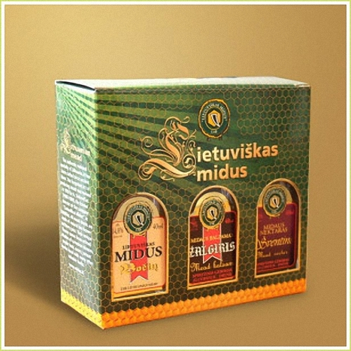 Lithuanian Mead - Souvenir package| Litauisch Met in Souvenir-Boxen verpackt