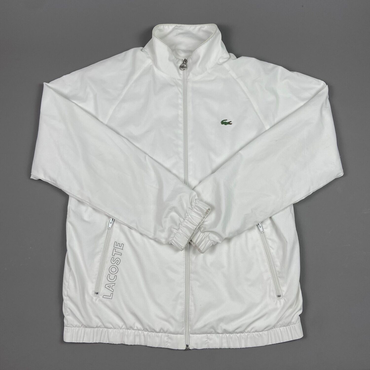 Vintage Lacoste Spellout Trackjacket (M) [fit L]