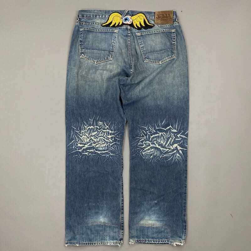 Rare Vintage Von Dutch Baggy Jeans (XL) Rare Vintage Von Dutch Baggy Jeans (XL)