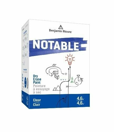 Notable Dry Erase Paint, Sheen: Clear, Size: Box Eco Fee of