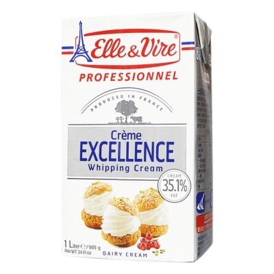 Elle &amp; Vire Whipping Cream per 1lt