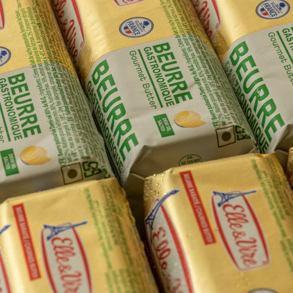 Butter - Elle & Vire Salted Gourmet Butter (82% fat) per 250gm