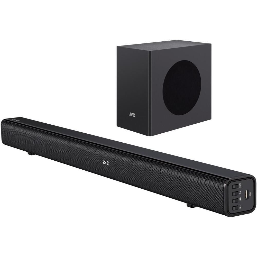 JVC bluetooth soundbar + external woofer