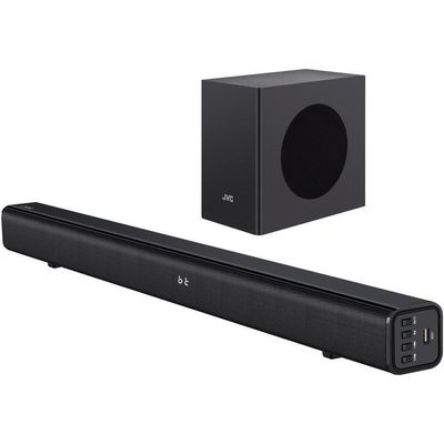 JVC bluetooth soundbar + external woofer