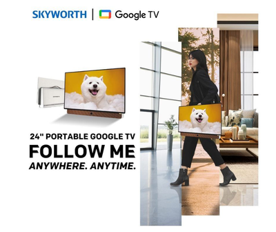 Skyworth 24" FHD portable Google Tv