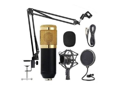 Andowl Professional Condenser Microphone Kit - Gold