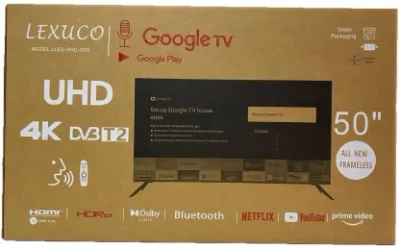 Lexuco 50" Google smart frameless tv
