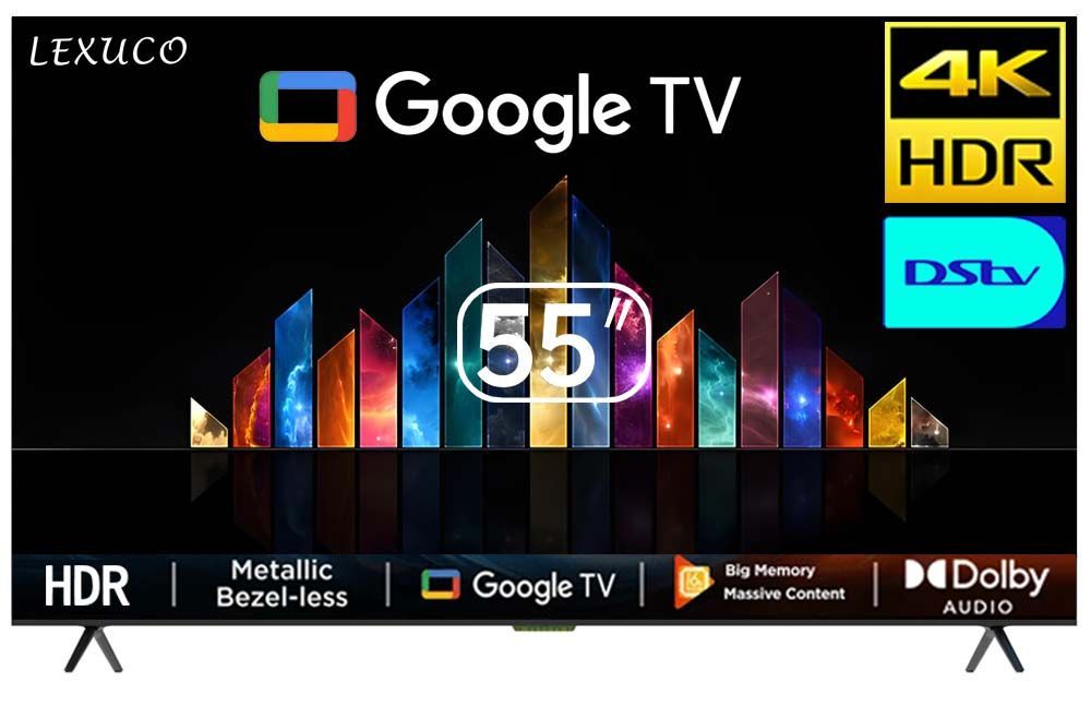 Lexuco 55&quot; Google smart frameless tv