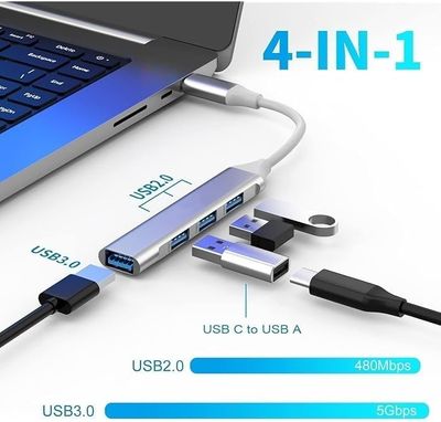 Type-C to USB HUB 4Port