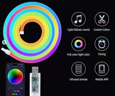 5Meter RGB Rope Light with Remote