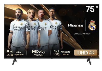 Hisense 75" A6N 4K UHD Smart TV with HDR &amp; Dolby Vision