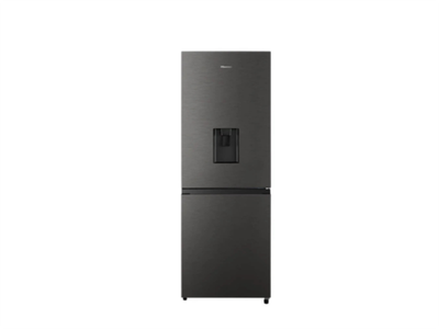 Hisense 222L Bottom Freezer Fridge with Water Dispenser -Titanium Inox