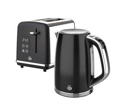 Swan Digital 2 Slice Toaster and Cordless Kettle Pack