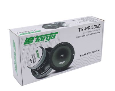 Targa TG-PRO65B Pro Series 6.5-inch 270Watt RMS Midrange Speakers