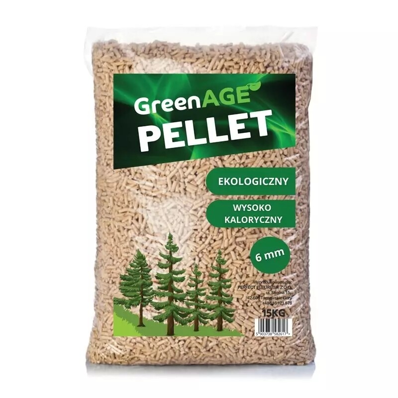 Eko PELLET GreenAge najwyższej jakości - 100% z drewna sosnowego