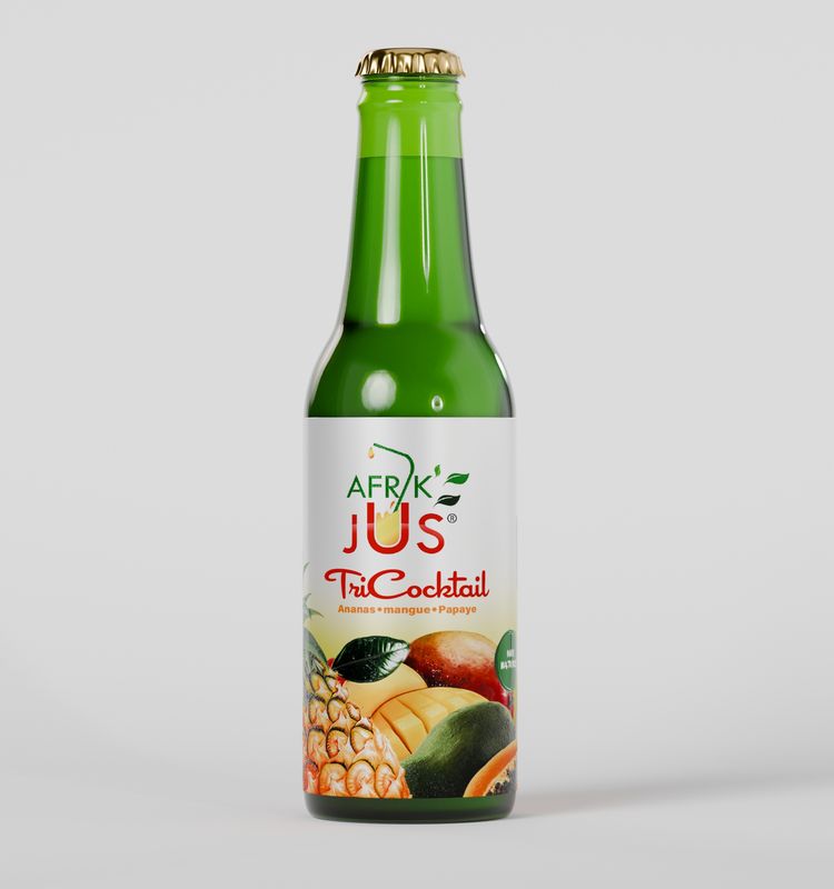 TRI-COCKTAIL Ananas-Mangue-Papaye