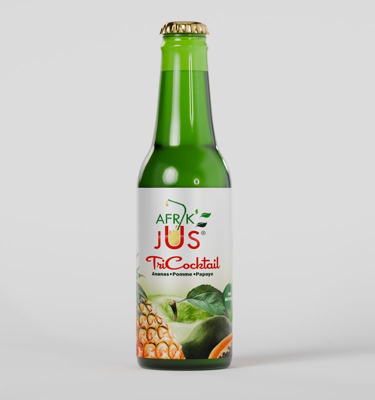 TRI-COCKTAIL Ananas-Pomme-Papaye