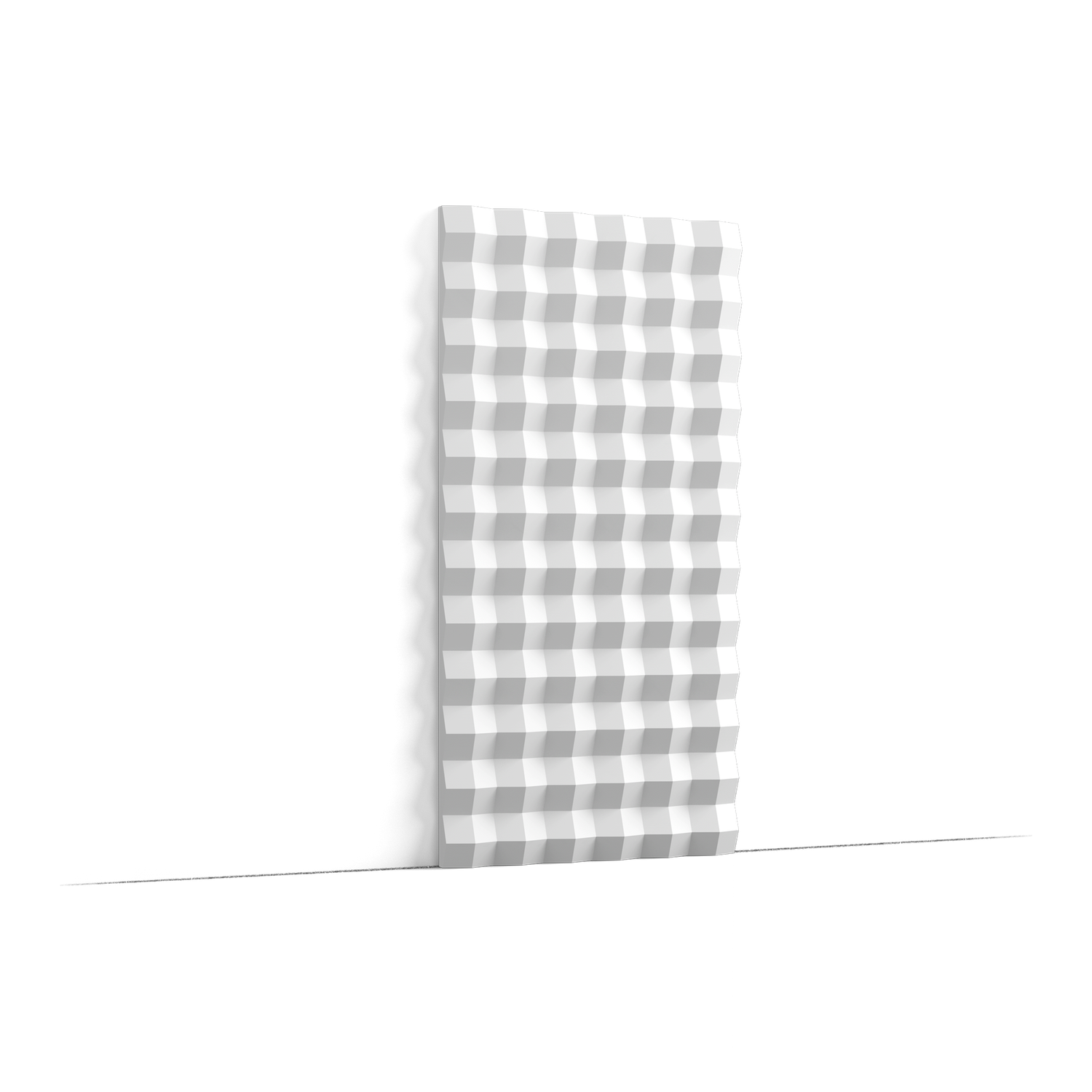 Orac. SLOPE, W115
Panel W115 Slope to produkt, który ma wiele twarzy: wyjątkowy kształt, wyjątkową powierzchnię. Orio Tonini zaprojektował tę fascynującą grę światła i cienia, która zapewnia zmienny efekt na ścianie. Zabawny, ale ciekawy, geometryczny element do projektowania wnętrz.

dł 200 x wys 25 x szer 2,3 cm Purotouch®

Jednostka sprzedaży: sztuka.