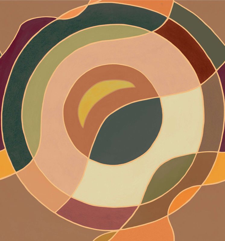 Tapeta Elitis Cordes sensibles - Terre - Symbole de l'infini