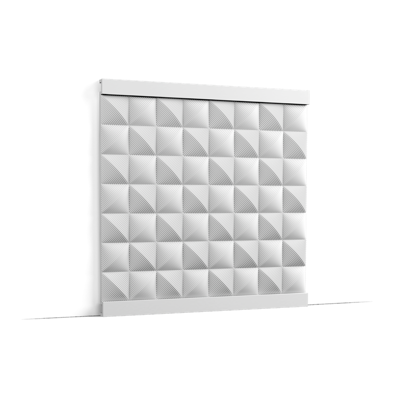 Orac. COBBLE, W113
Cobble posiada intrygującą teksturę powierzchni. Odpowiednie oświetlenie, zbliżanie i oddalanie światła spowoduje niesamowitą grę światła i cienia, która zadowoli każde wnętrze. W113 idealnie współpracuje z listwami CX190 i SX194 bez konieczności dodatkowego wykończenia.

dł 200 x wys 25 x szer 2,2 cm Purotouch®

Jednostka sprzedaży: sztuka.