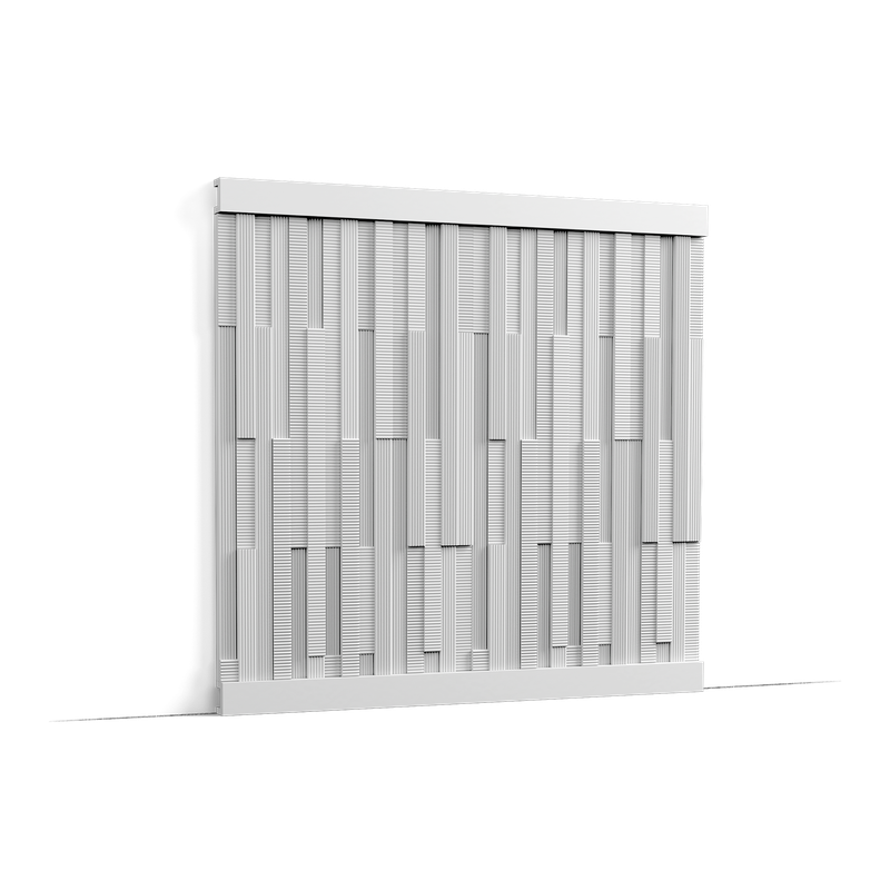 Orac. MATRIX, W216

Dzięki fragmentarycznemu wzornictwu Matrix jest zabawnym ukłonem w stronę brutalizmu, który jednocześnie oddaje hołd produktom W108 Zigzag i W110 Hill, ponieważ żebrowane tekstury są ich miniaturami. Produkt ten jest technologicznym cudem dzięki różnym długościom i głębokościom elementów i linii. Zaprojektowany przez Orio Tonini.

dł 200 x wys 25 x szer 1,6 cm Purotouch®

Jednostka sprzedaży: sztuka.