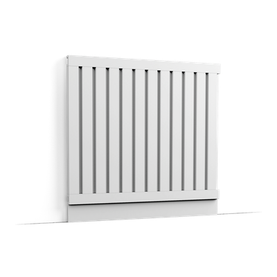 Orac. BAR, W111
Bar jest dodatkowym elementem do profili Zigzag, Valley i Hill. Zaprojektowany, aby idealnie pasował do listew CX190 i SX194. Bez konieczności wykończenia pokryjesz ścianę od podłogi do sufitu.

dł 200cm x wys 25cm x szer 2cm Purotouch®

Jednostka sprzedaży: sztuka