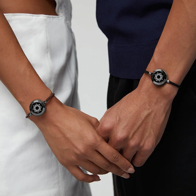 Sun&amp;Sun Touch Bracelets with Milan Rope(Black+Black)