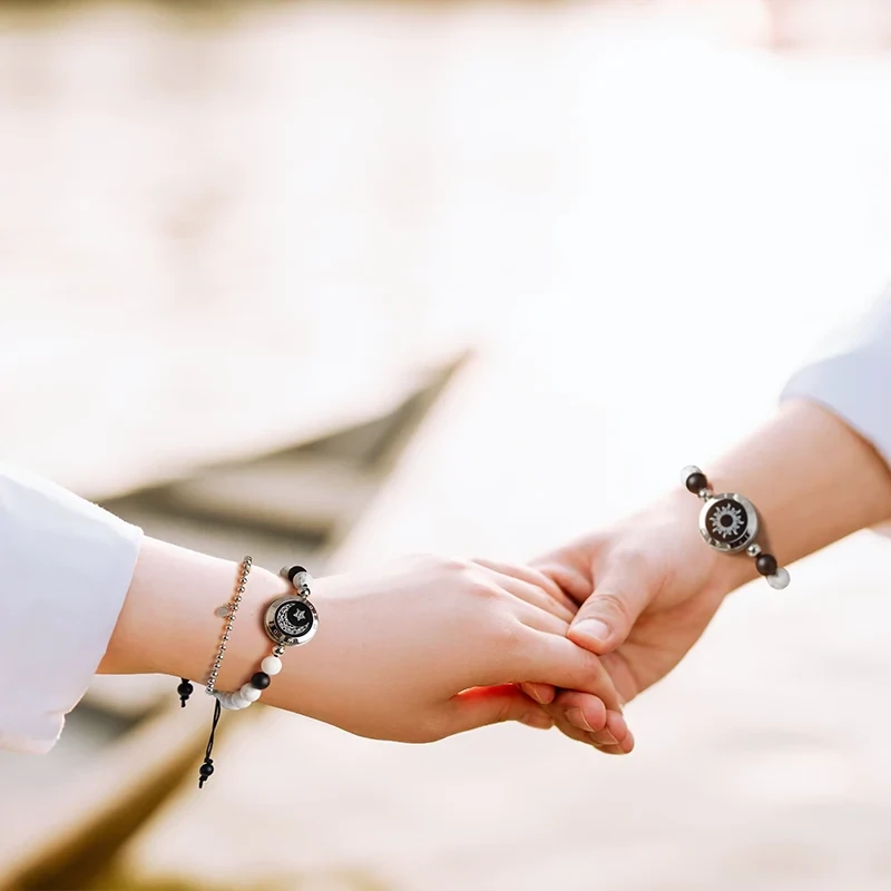 Sun&amp;Moon Touch Bracelets with Matching Beads