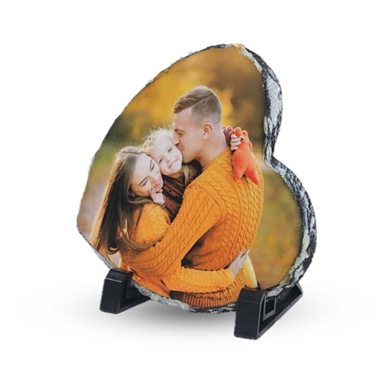 אבן בזלת - צורת לב