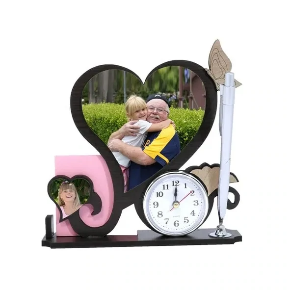 ממו לב עם שעון