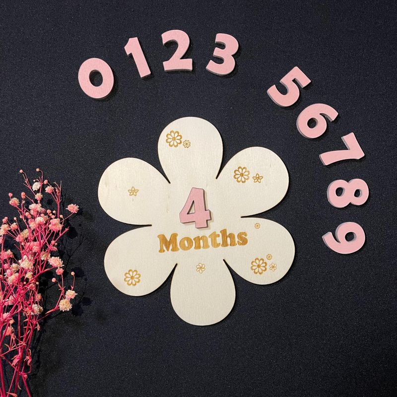 סט מספרים לצילום יילוד