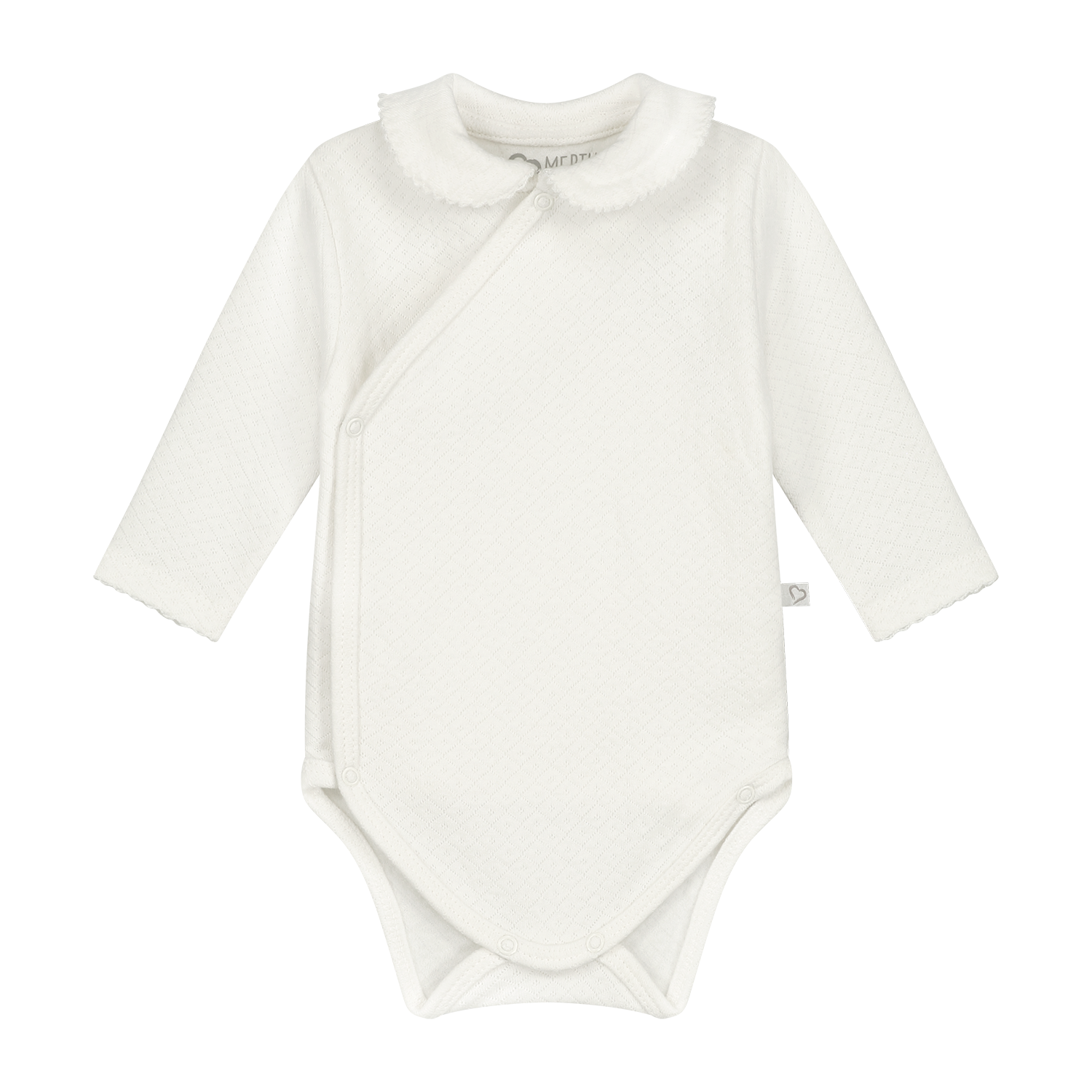 Romper Meisje Met Kraag Lange Mouw  Charlotte Off White