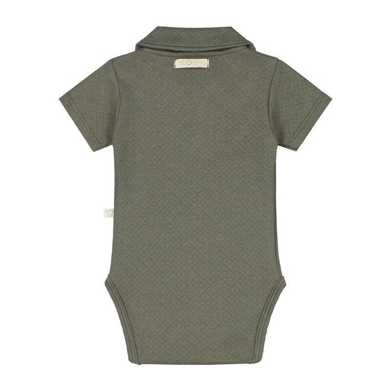 Romper Jongen Korte Mouw met Kraag Noah Moss