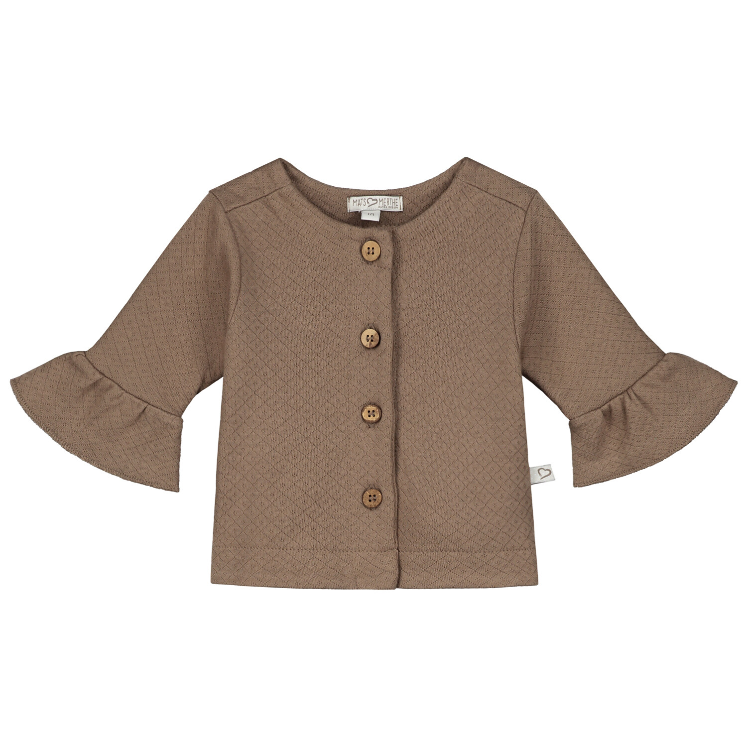 Babyvestje Meisje Noor Taupe