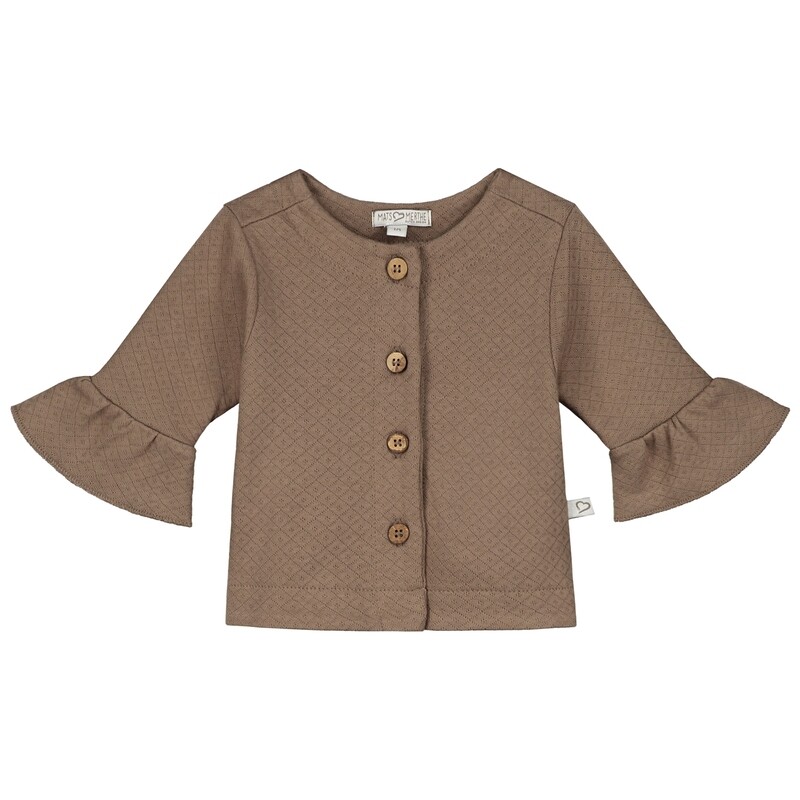 Babyvestje Meisje Noor Taupe