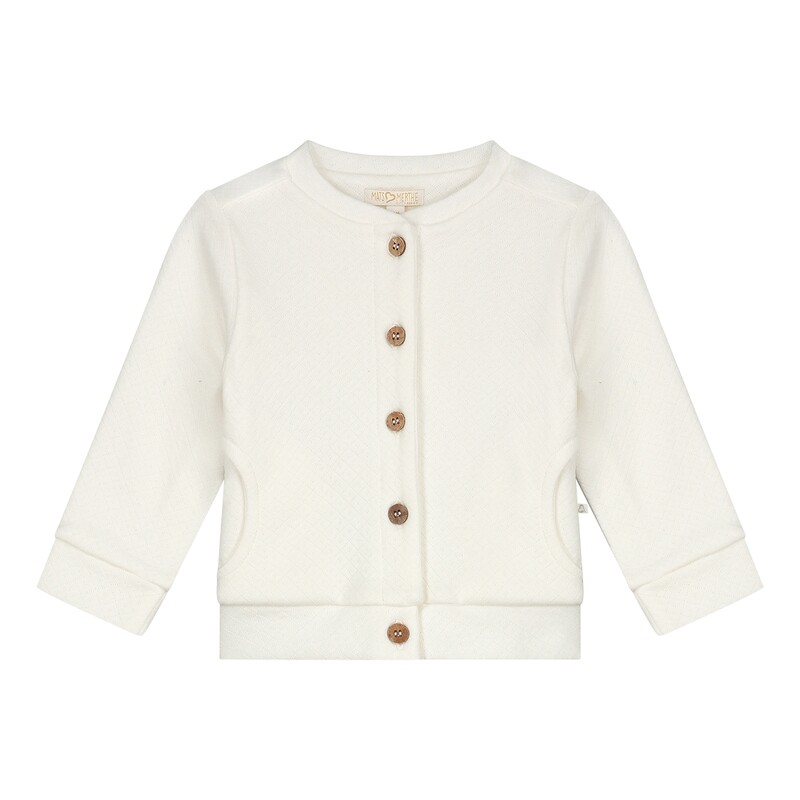 Babyvestje Jongens Bram Off White