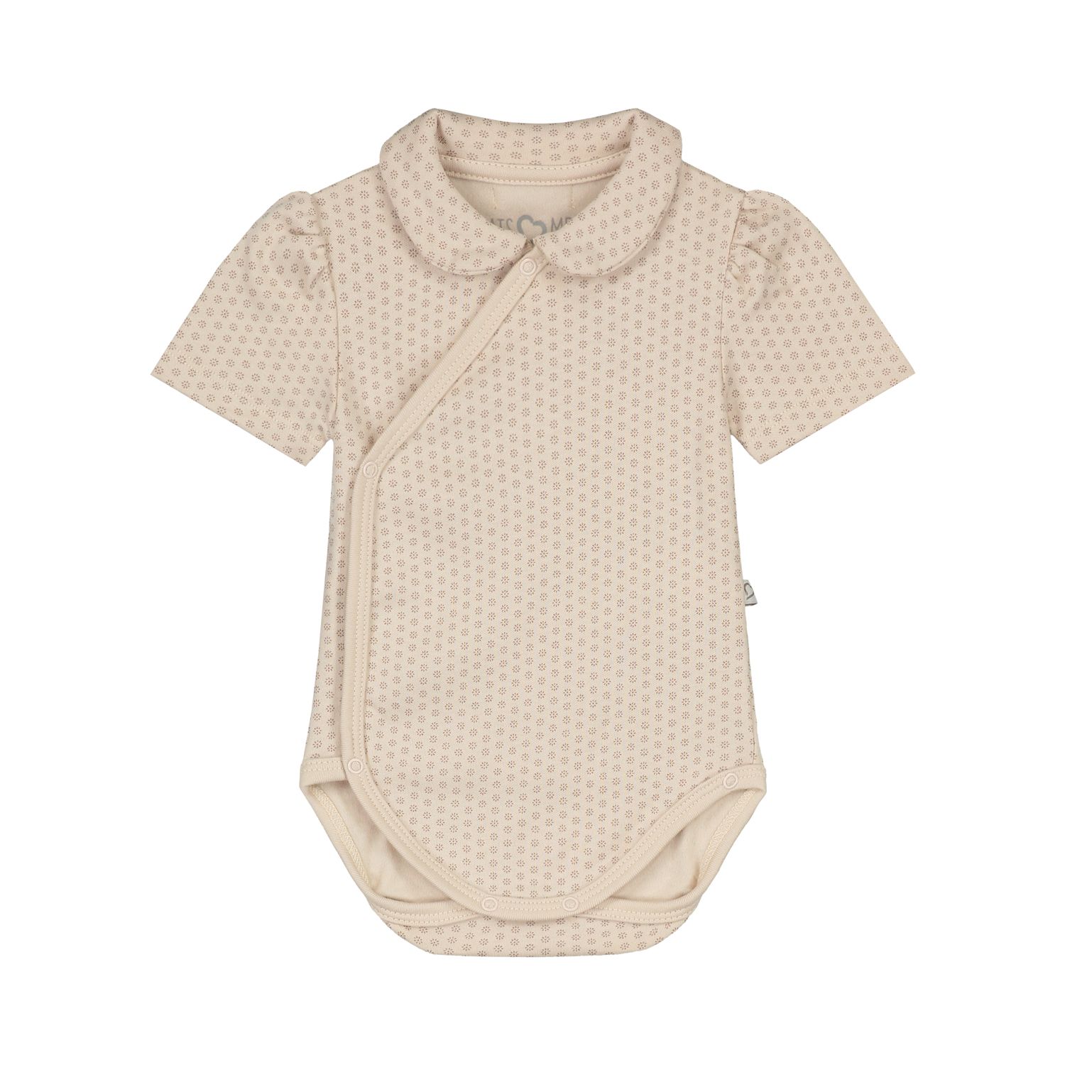 Mila body collar short sleeve Buttermilk print