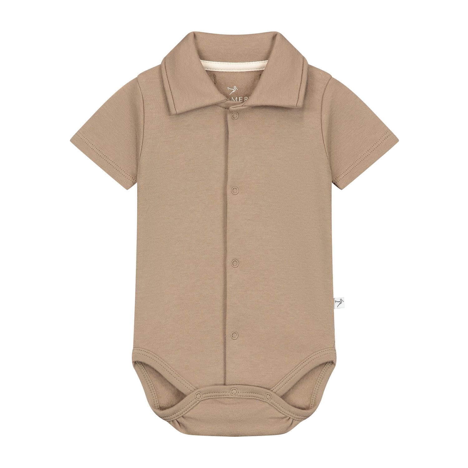 Lasse body Collar short sleeve Taupe