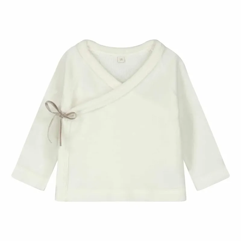 Overslagvestje Velvet Off White Overslagvestje Velvet Off White